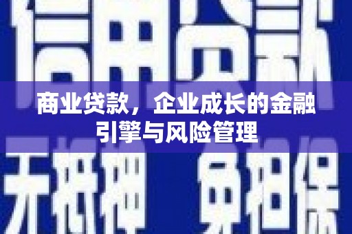 美溪商业贷款，企业成长的金融引擎与风险管理