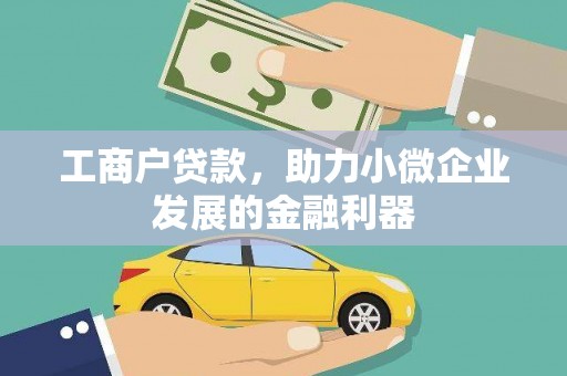 美溪工商户贷款，助力小微企业发展的金融利器