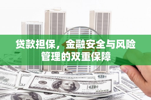 美溪贷款担保，金融安全与风险管理的双重保障