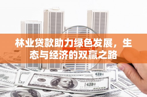 美溪林业贷款助力绿色发展，生态与经济的双赢之路