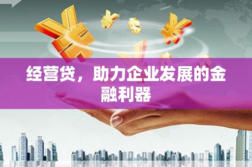 美溪经营贷，助力企业发展的金融利器