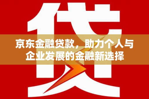 美溪京东金融贷款，助力个人与企业发展的金融新选择