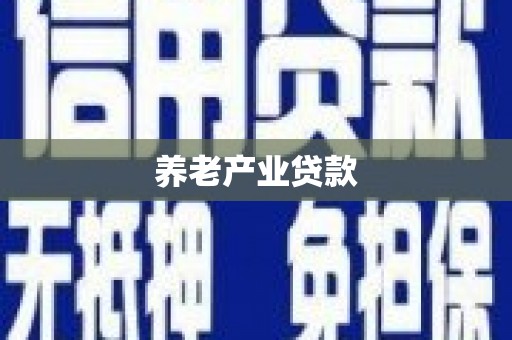 美溪养老产业贷款