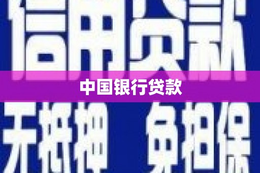 美溪中国银行贷款