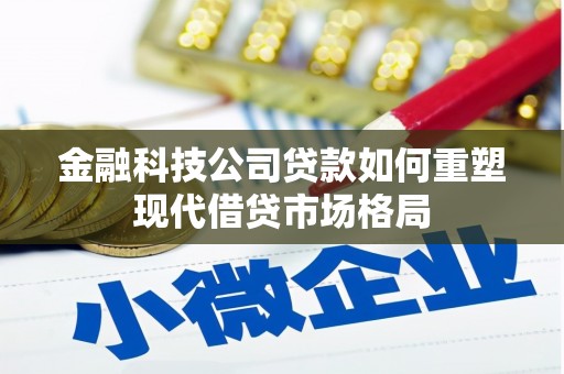 美溪金融科技公司贷款如何重塑现代借贷市场格局