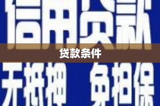 美溪贷款条件