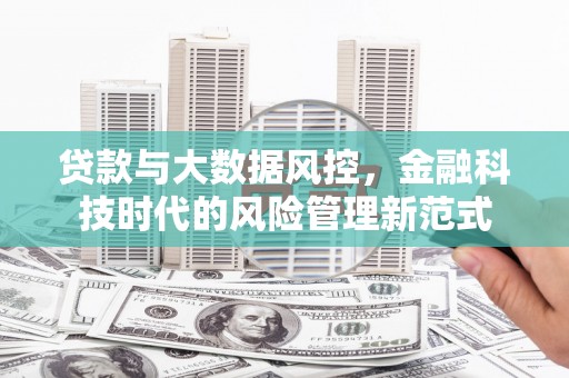 美溪贷款与大数据风控，金融科技时代的风险管理新范式
