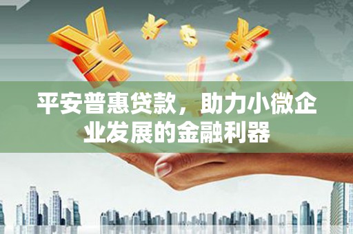 美溪平安普惠贷款，助力小微企业发展的金融利器