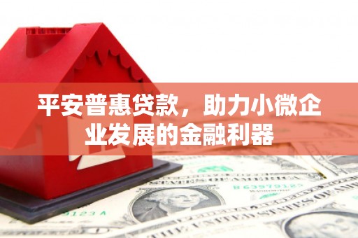 美溪平安普惠贷款，助力小微企业发展的金融利器