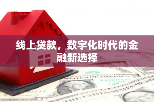 美溪线上贷款，数字化时代的金融新选择