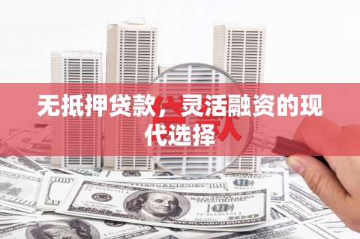 美溪无抵押贷款，灵活融资的现代选择