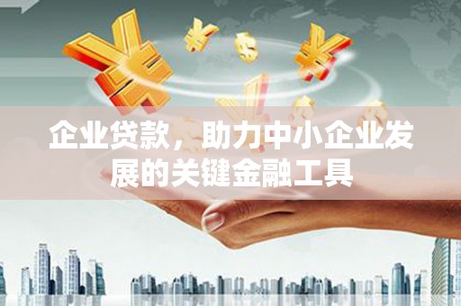 美溪企业贷款，助力中小企业发展的关键金融工具