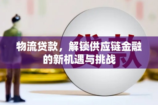 美溪物流贷款，解锁供应链金融的新机遇与挑战