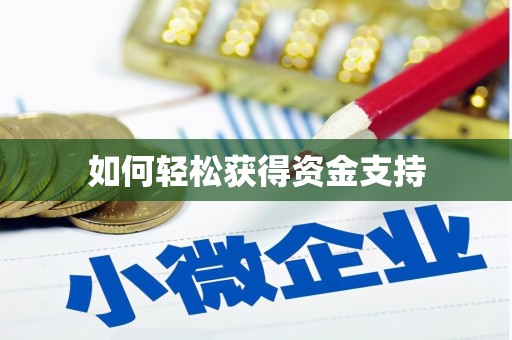 美溪如何轻松获得资金支持